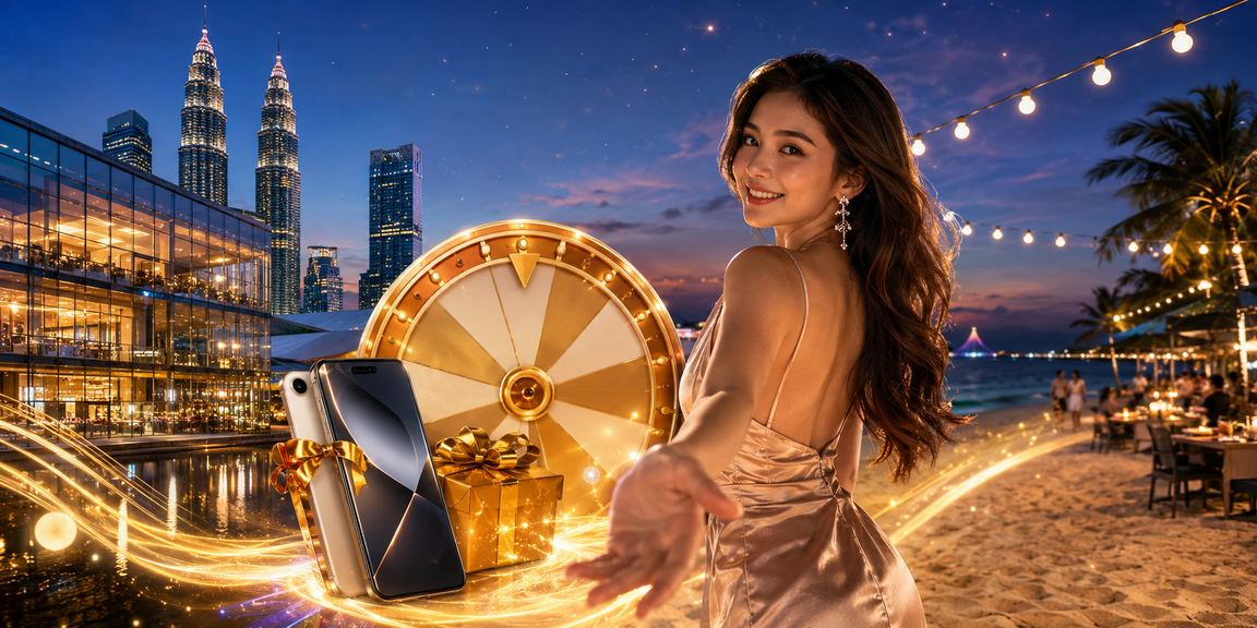 Mesin rolet digital dengan suasana kasino Kuala Lumpur