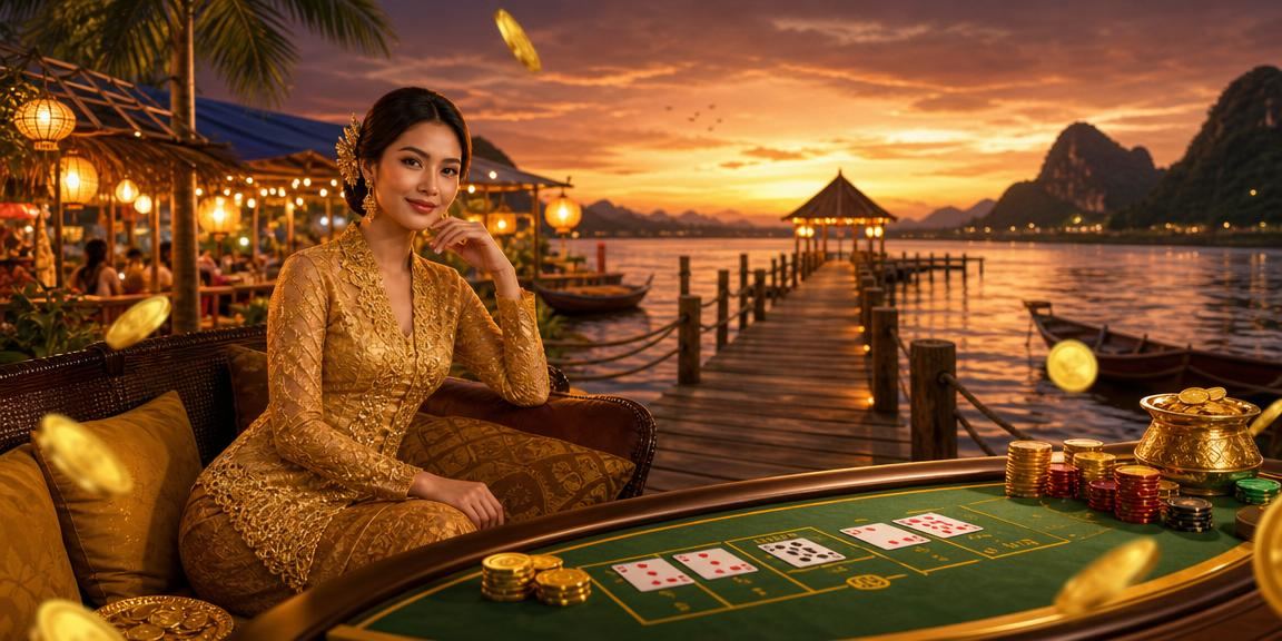 Permainan baccarat popular di Malaysia dengan tema kebaya